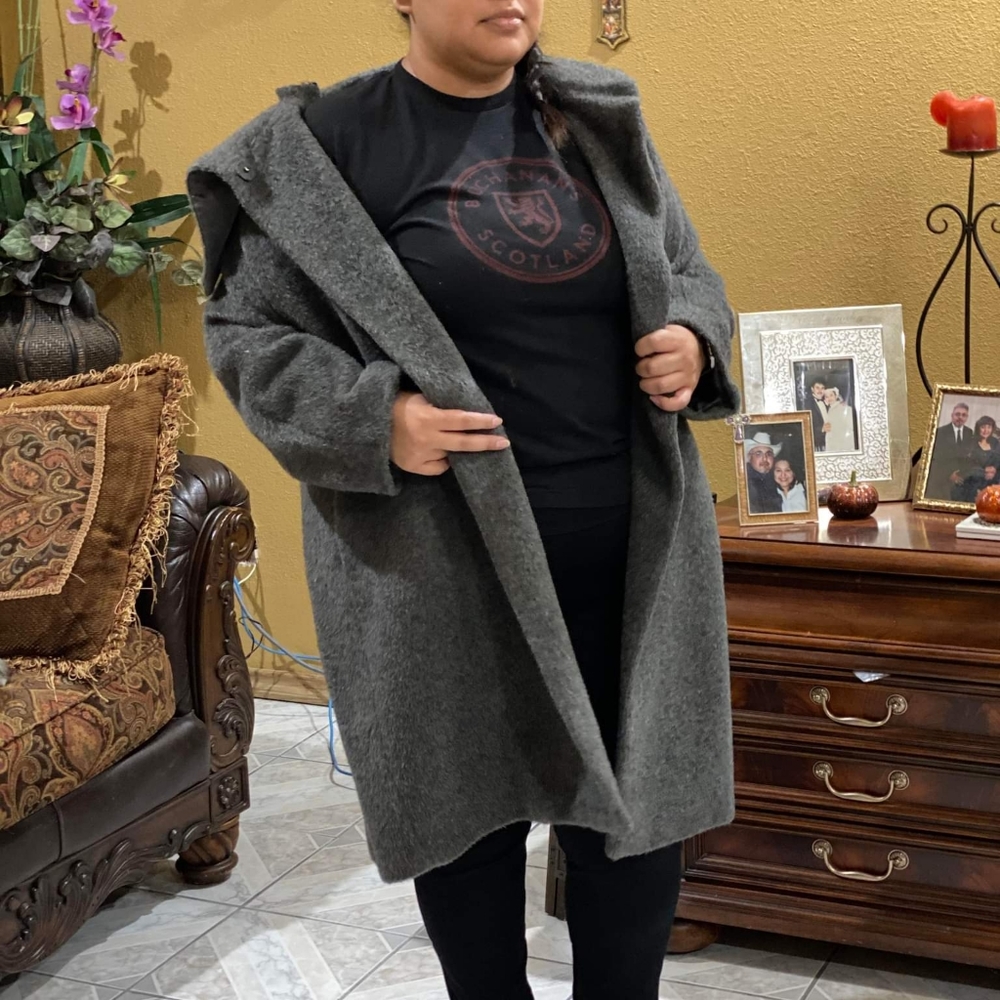 Cashmere coat Vintage Hepburn style coat